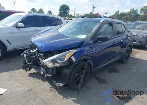 2020 Nissan Kicks Sr Xtronic Cvt z USA, uszkodzony, nr VIN 3N1CP5DV7LL547532